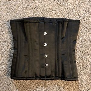Double Steel Boned Underbust Corset XS